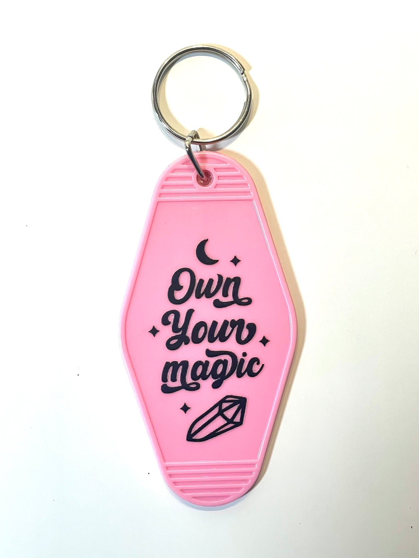 Own Your Magic Vintage Hotel Motel Keychain