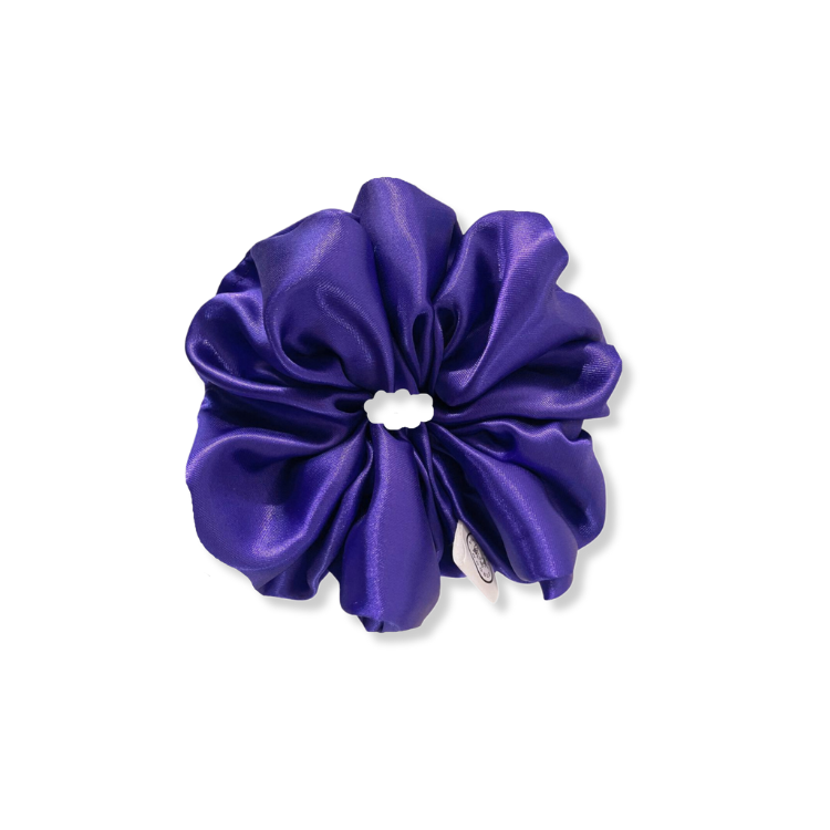 Dark Purple Max Satin Scrunchie