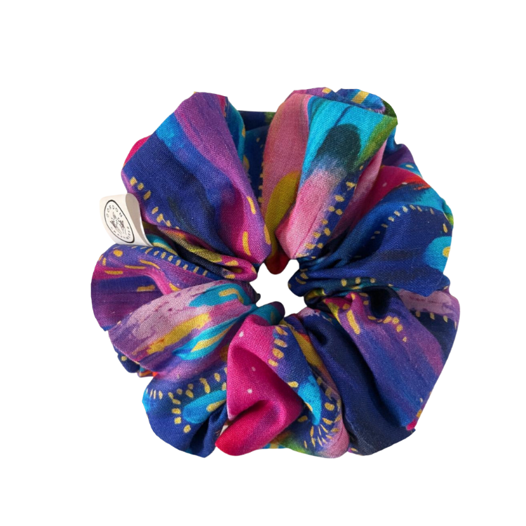 Violet Brush Scrunchie