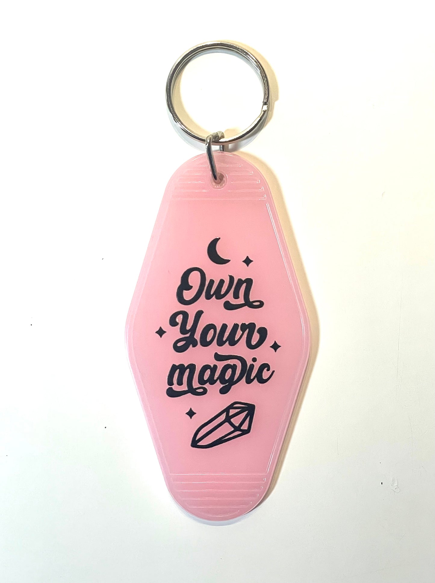 Own Your Magic Vintage Hotel Motel Keychain