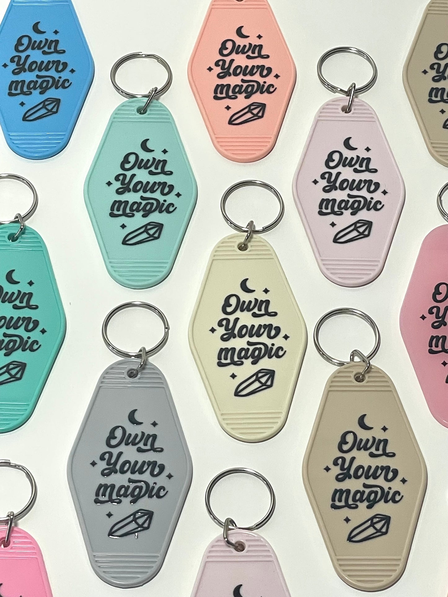 Own Your Magic Vintage Hotel Motel Keychain