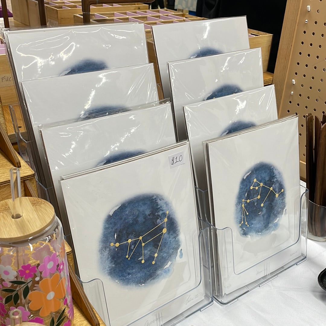 Zodiac Constellation Print