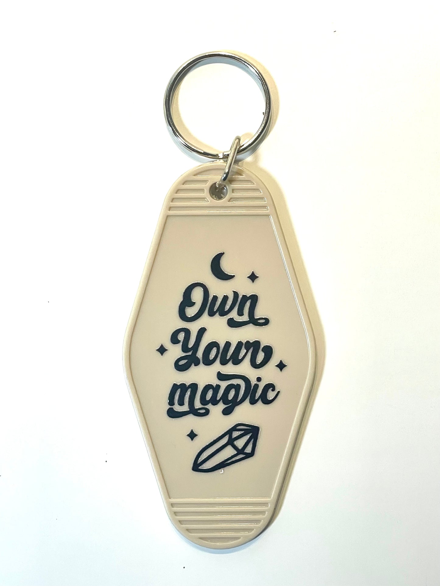 Own Your Magic Vintage Hotel Motel Keychain