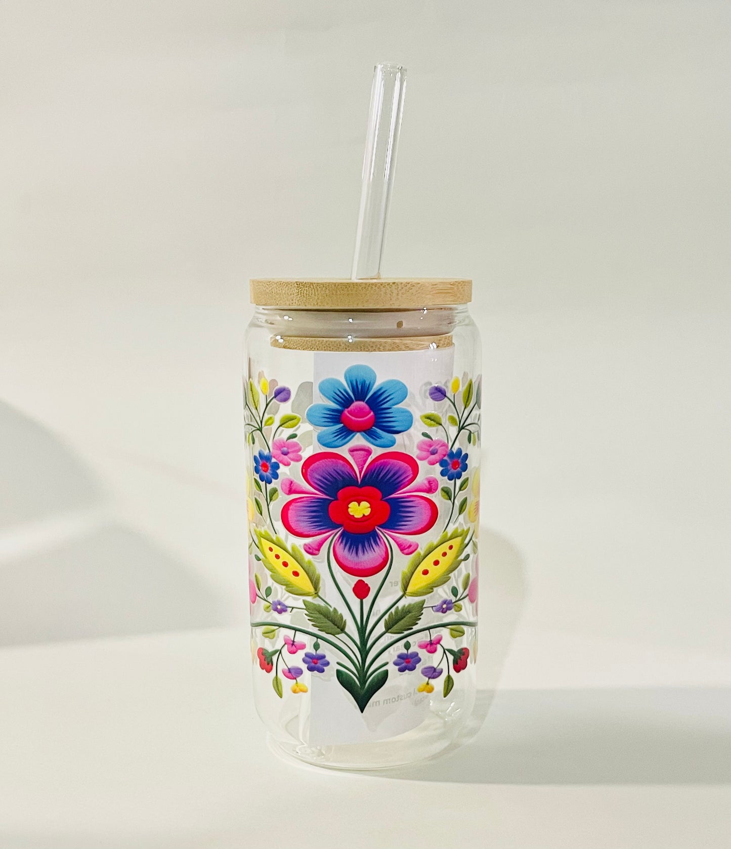 La Flor Glass Cup