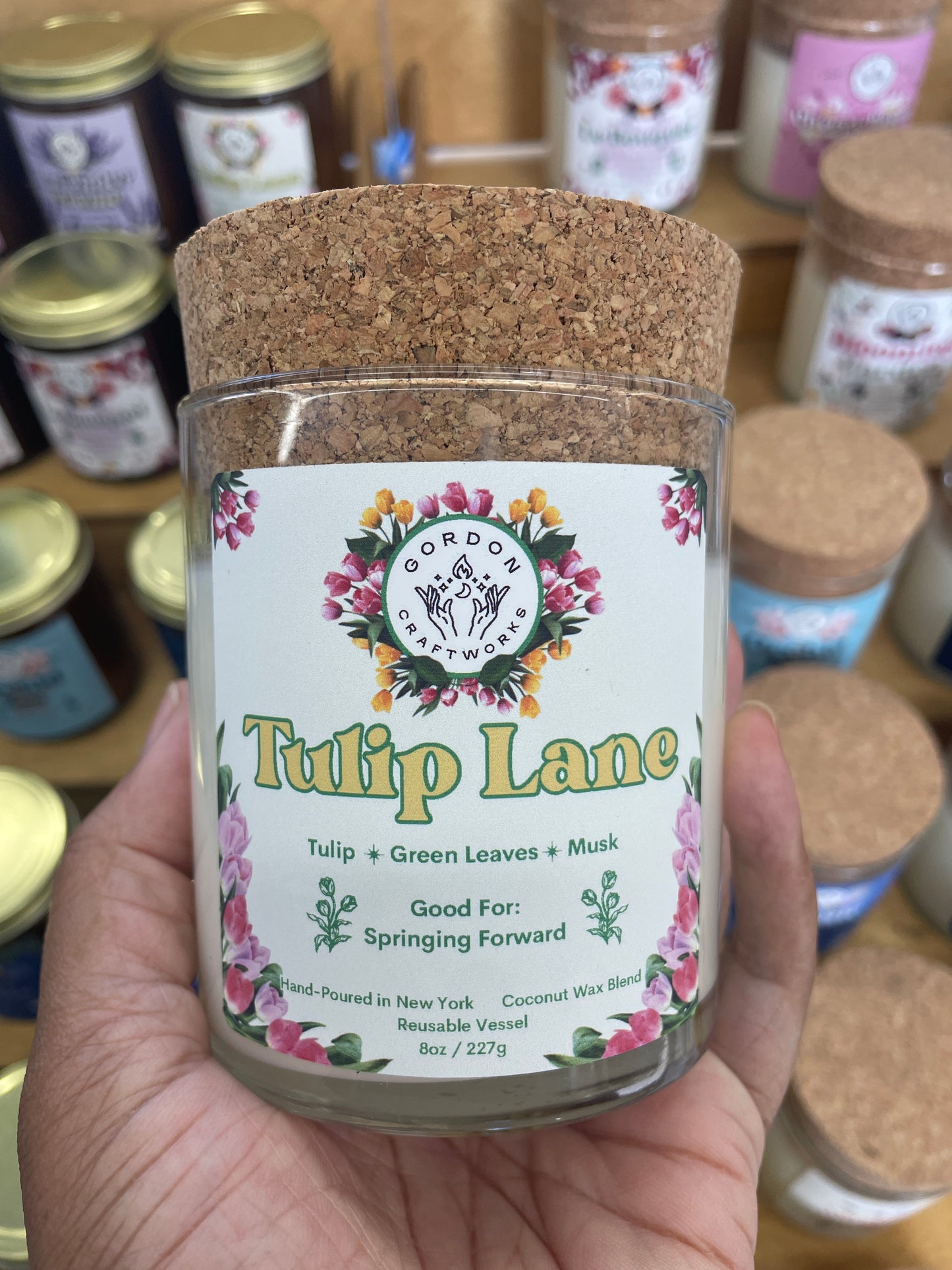 Tulip Lane Deluxe Candle