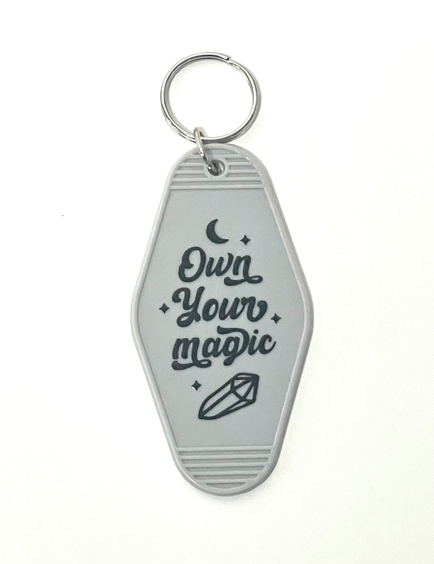 Own Your Magic Vintage Hotel Motel Keychain