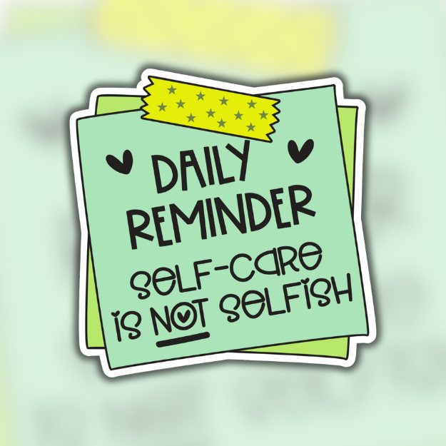 Daily Reminder Post It Easy Peel Sticker