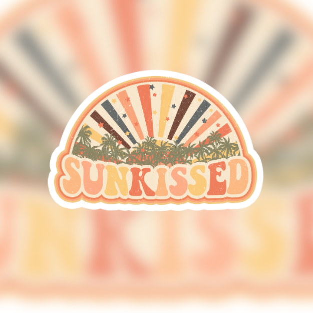 Sunkissed Easy Peel Sticker