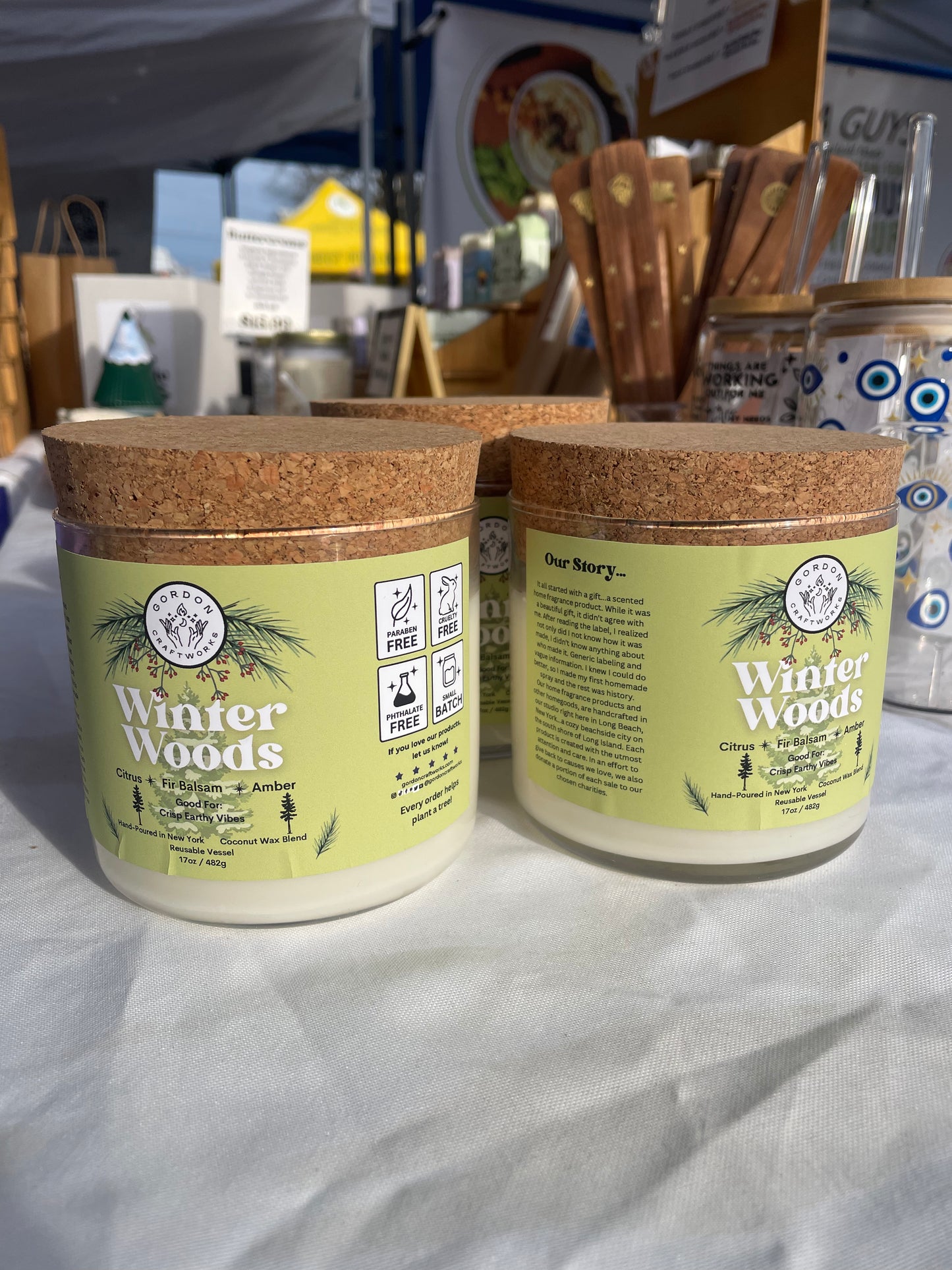 Triple Wick Deluxe Candle