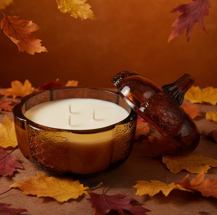 Vintage Pumpkin Candle