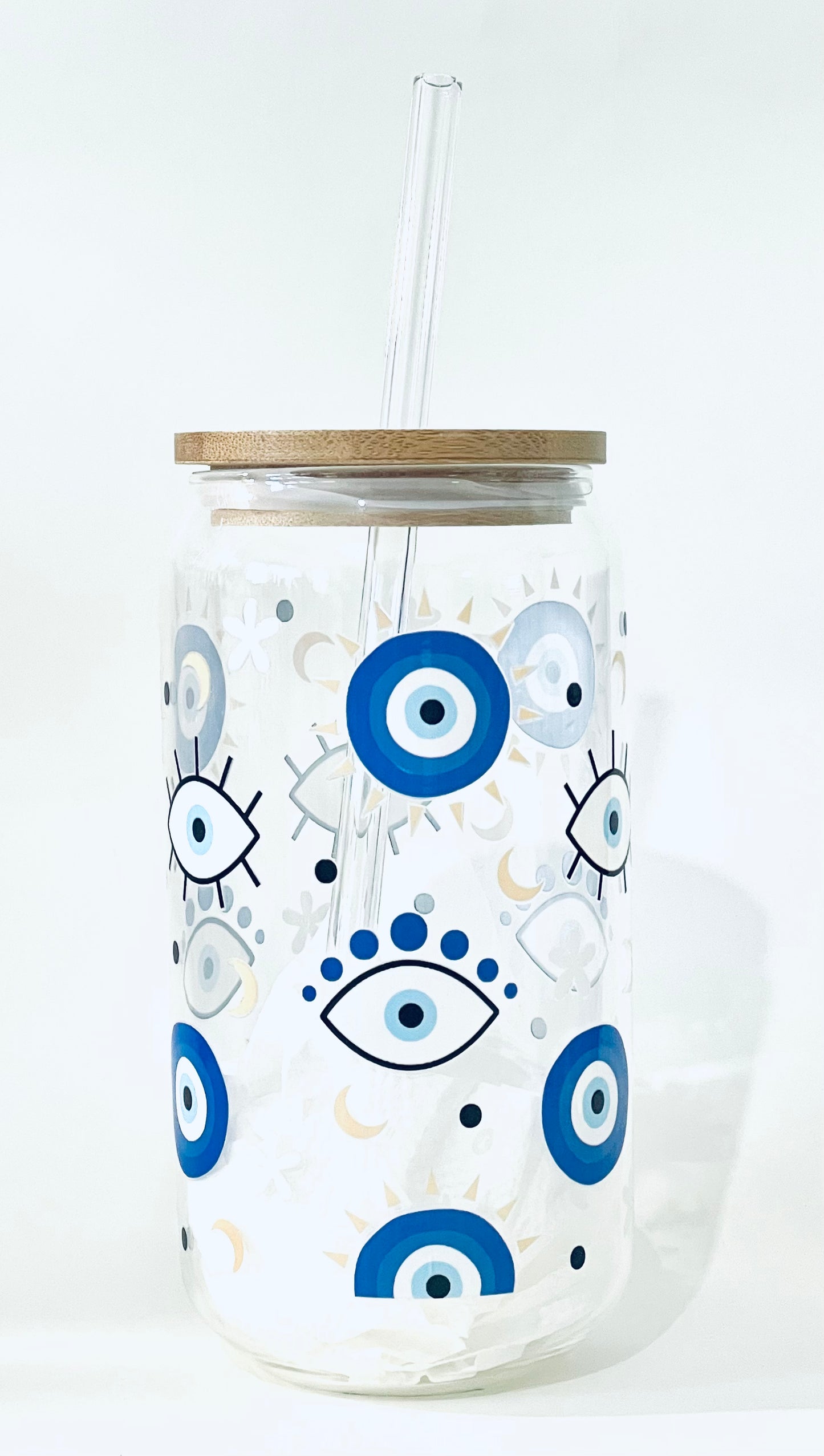 Evil Eye Glass Can