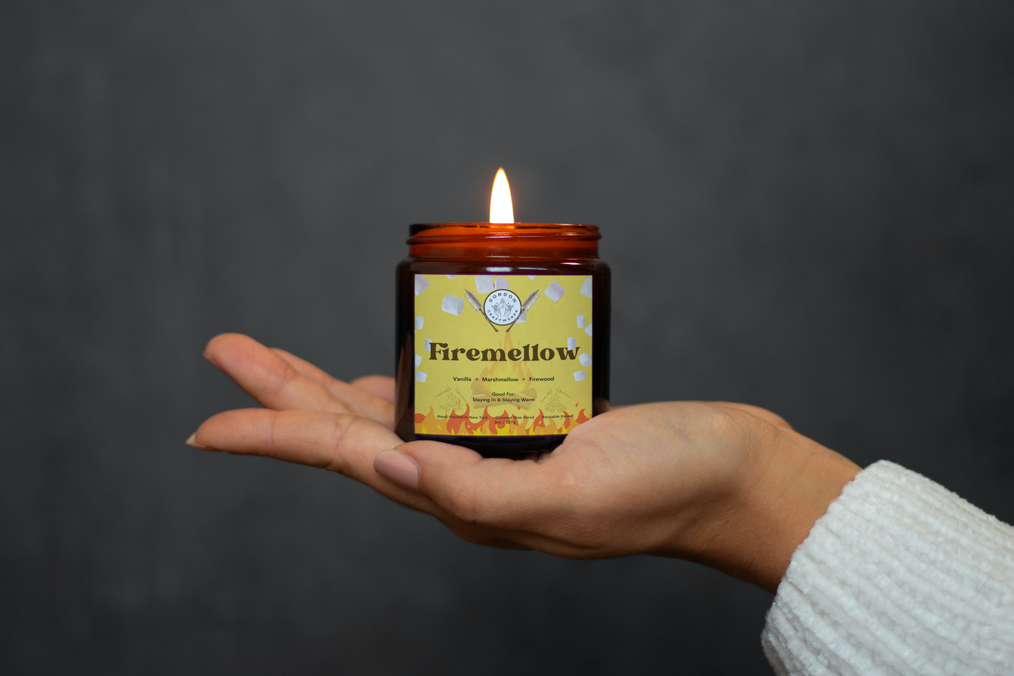 Firemellow Candle - Gordon Craftworks