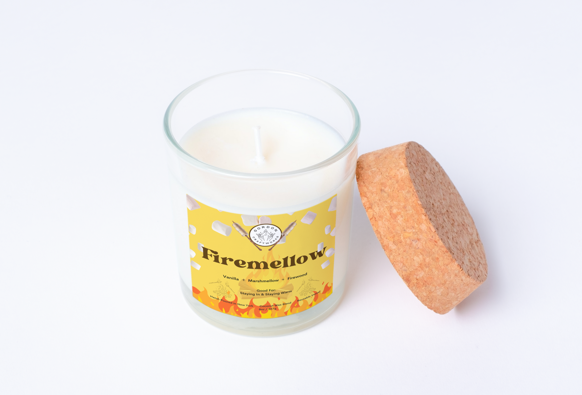 Firemellow Deluxe Candle - Gordon Craftworks