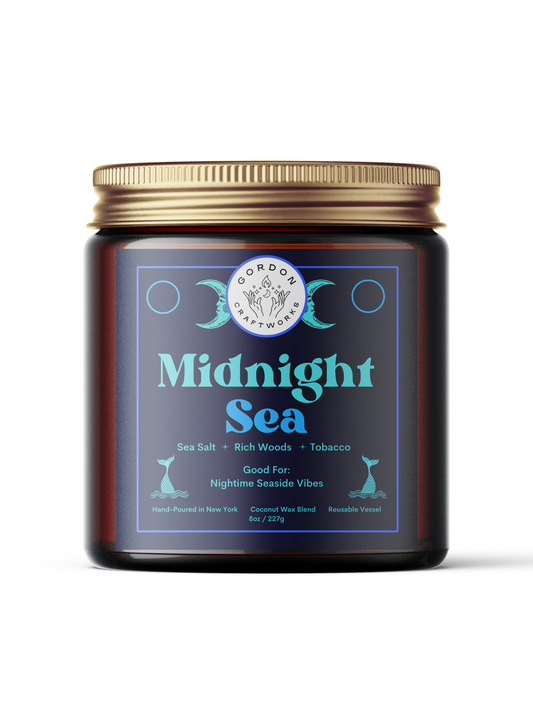 Midnight Sea Candle - Gordon Craftworks