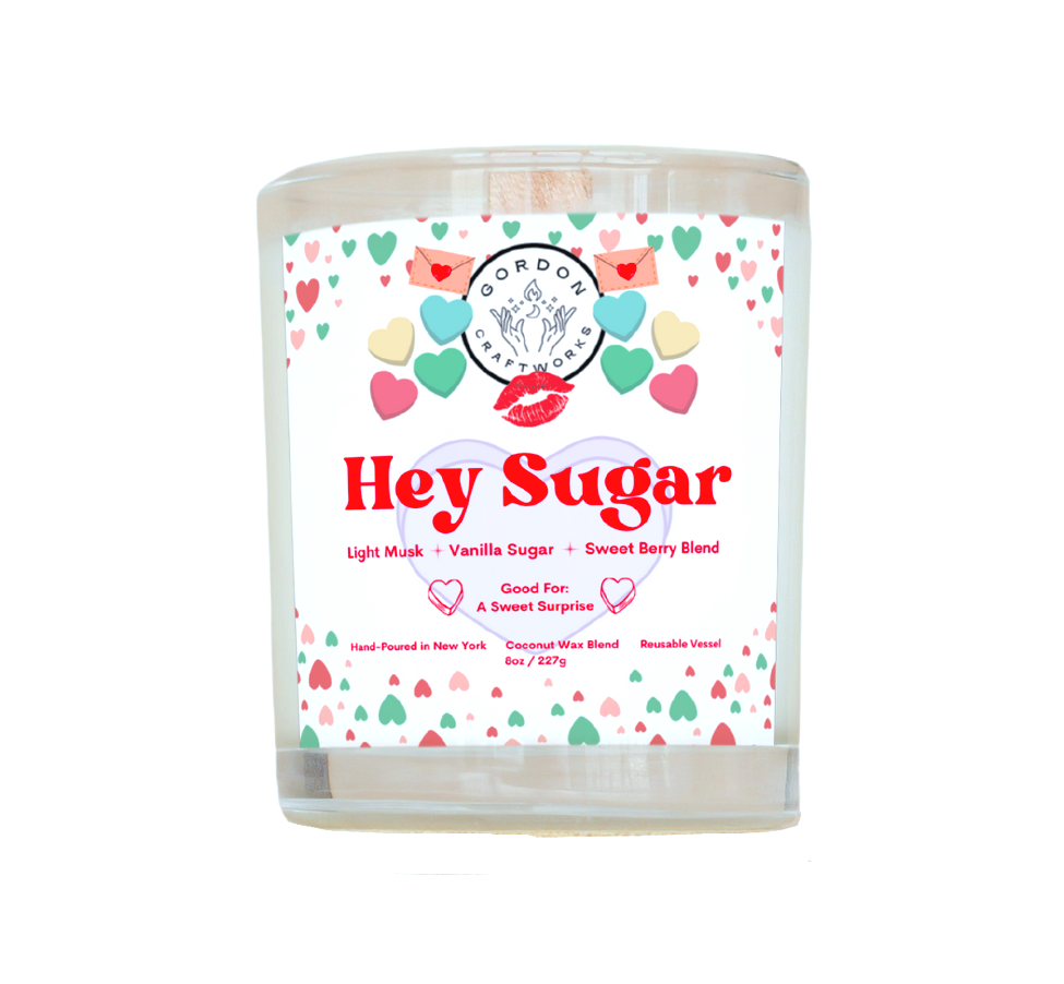 Hey Sugar Deluxe Candle - Gordon Craftworks