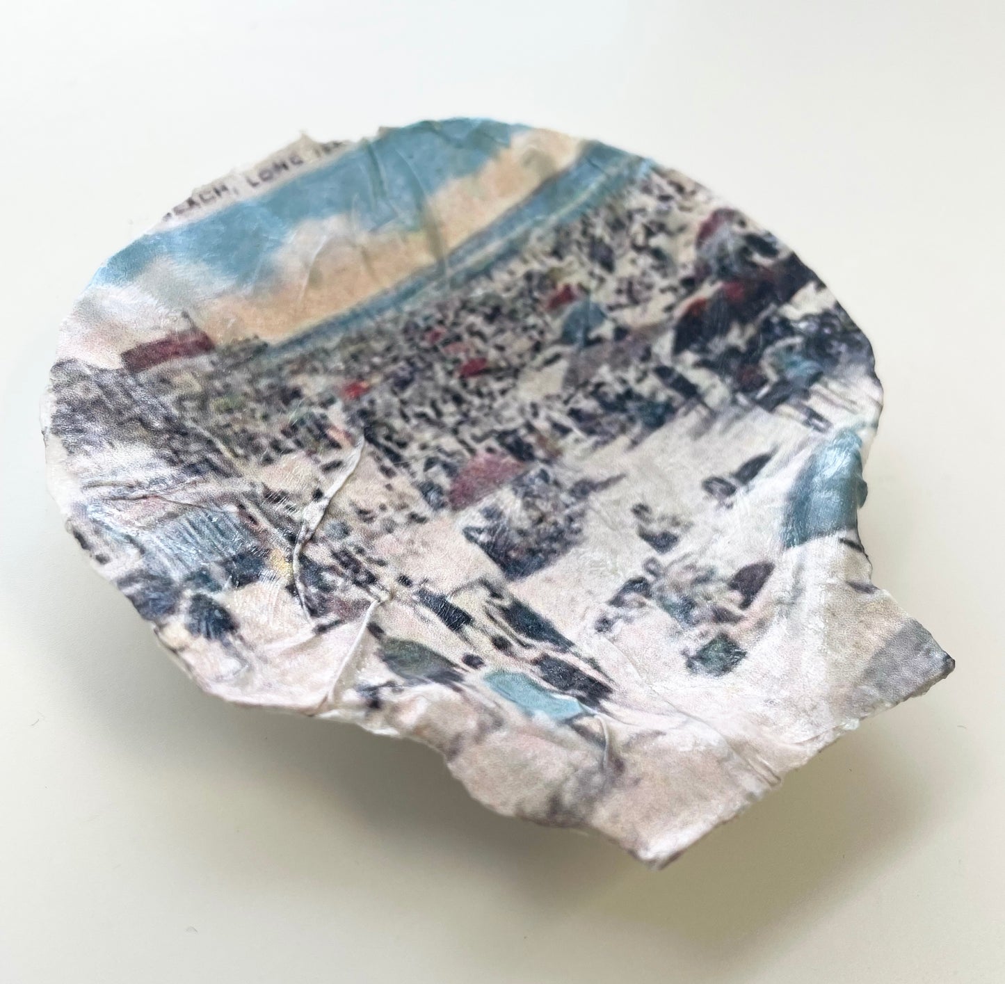 Blue Beach Seashell Trinket Dish - Gordon Craftworks
