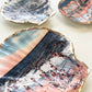 Long Beach Postcard Seashell Trinket Dish - Gold Trimmed - Gordon Craftworks