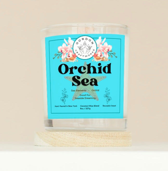Orchid Sea Deluxe Candle - Gordon Craftworks