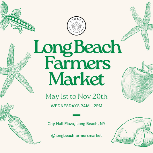 Shop Gordon Craftworks at the Long Beach Farmer's Market on Wednesdays!
