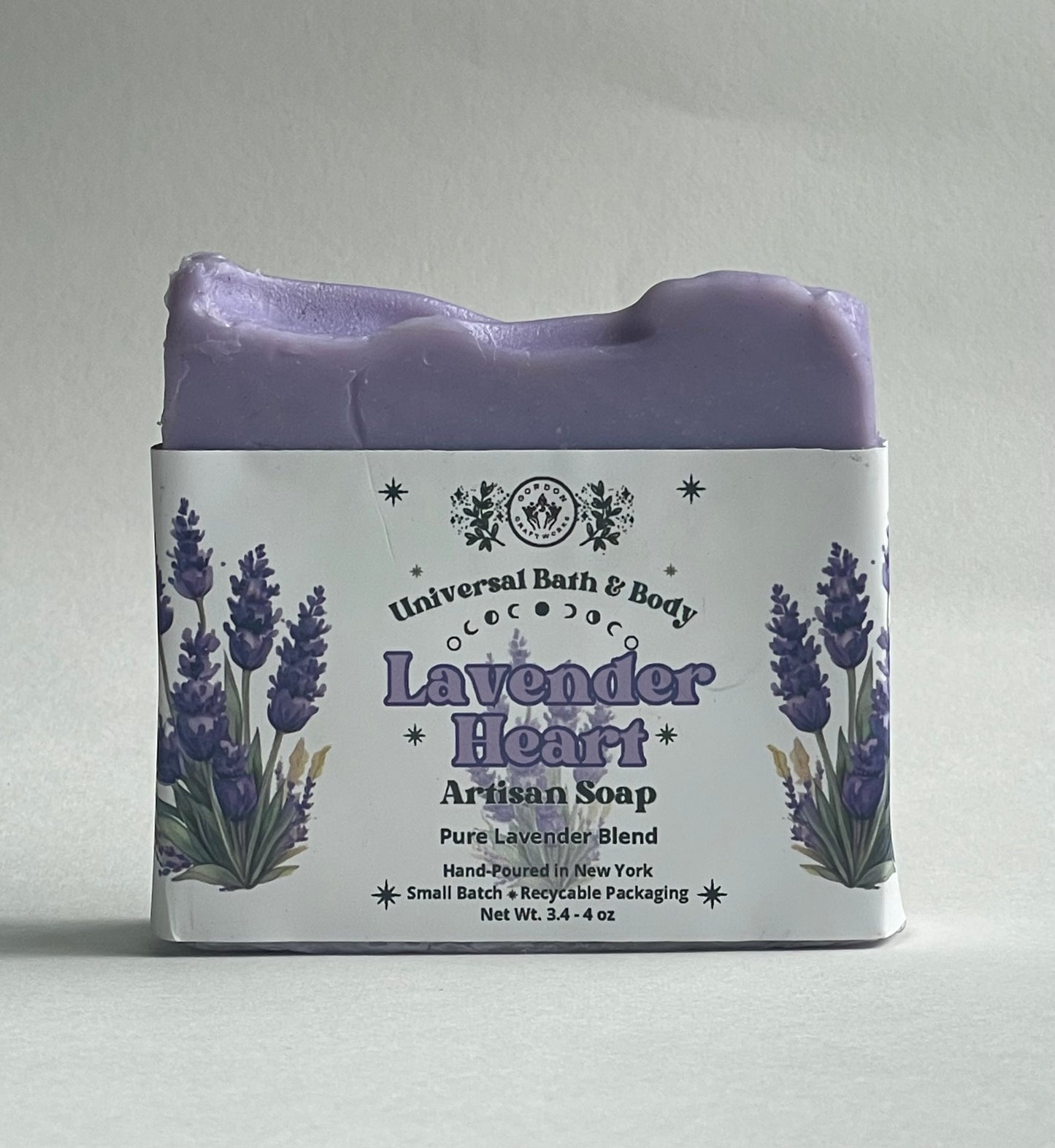 Lavender Heart Soap Bar