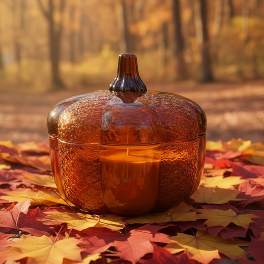 Vintage Pumpkin Candle