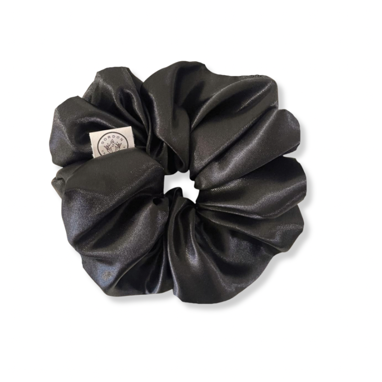 Black Satin Max Scrunchie