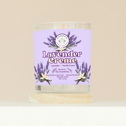 Lavender Creme Deluxe Candle