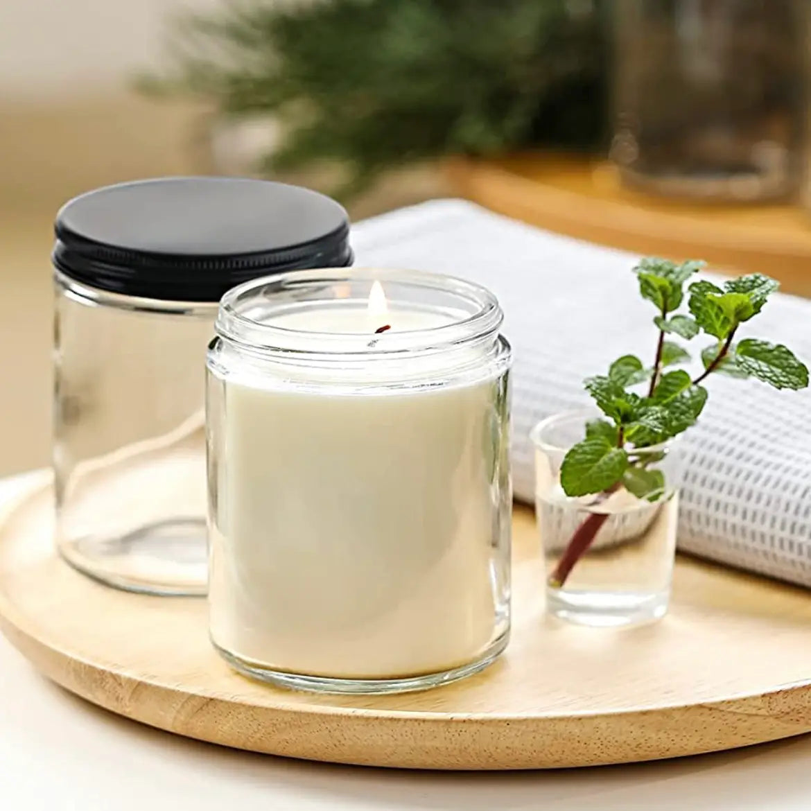 Clear Private Label Candles - 8oz