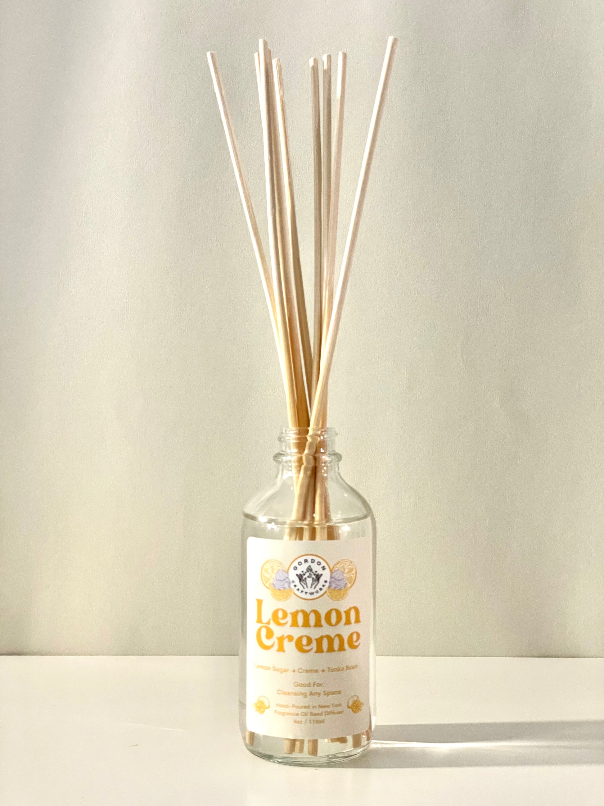Lemon Creme Reed Diffuser – Gordon Craftworks