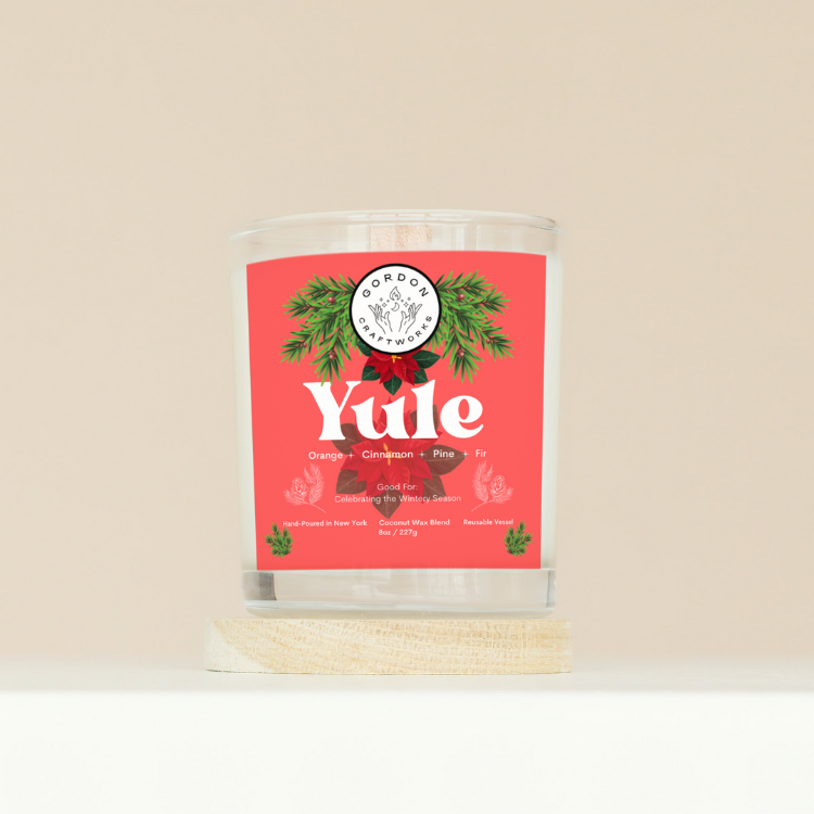 Yule Deluxe Candle - Gordon Craftworks