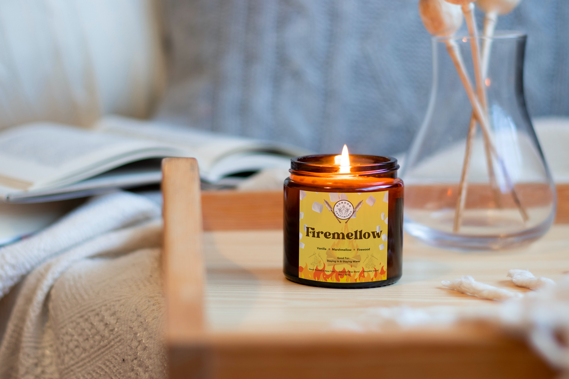 Firemellow Candle - Gordon Craftworks