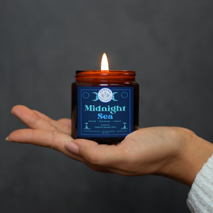 Midnight Sea Candle - Gordon Craftworks