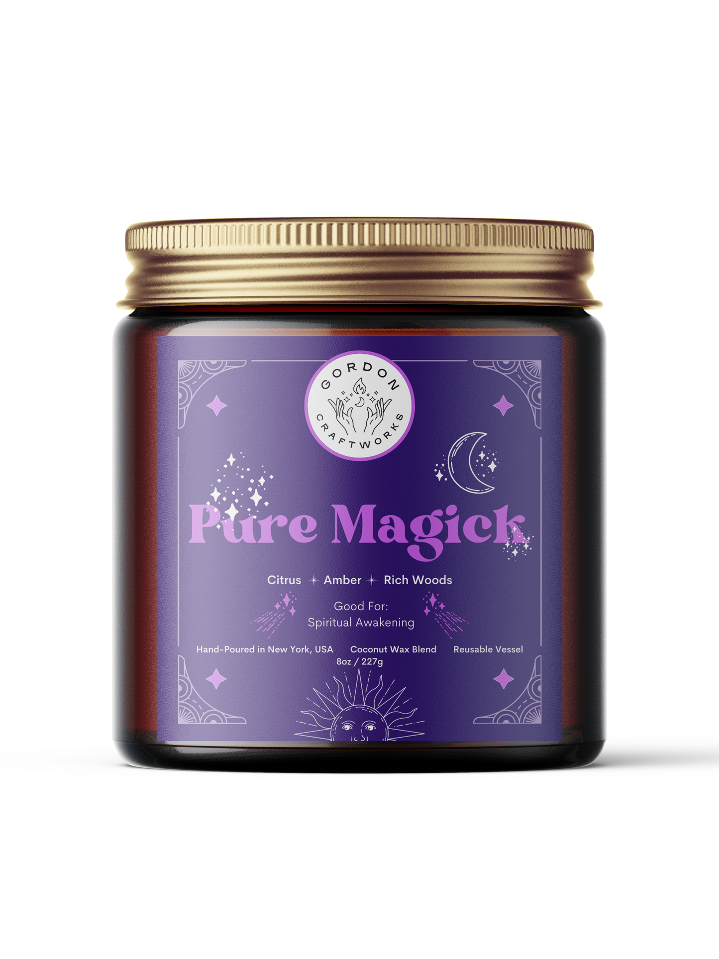 Pure Magick Candle - Gordon Craftworks