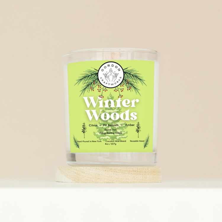 Winter Woods Deluxe Candle - Gordon Craftworks