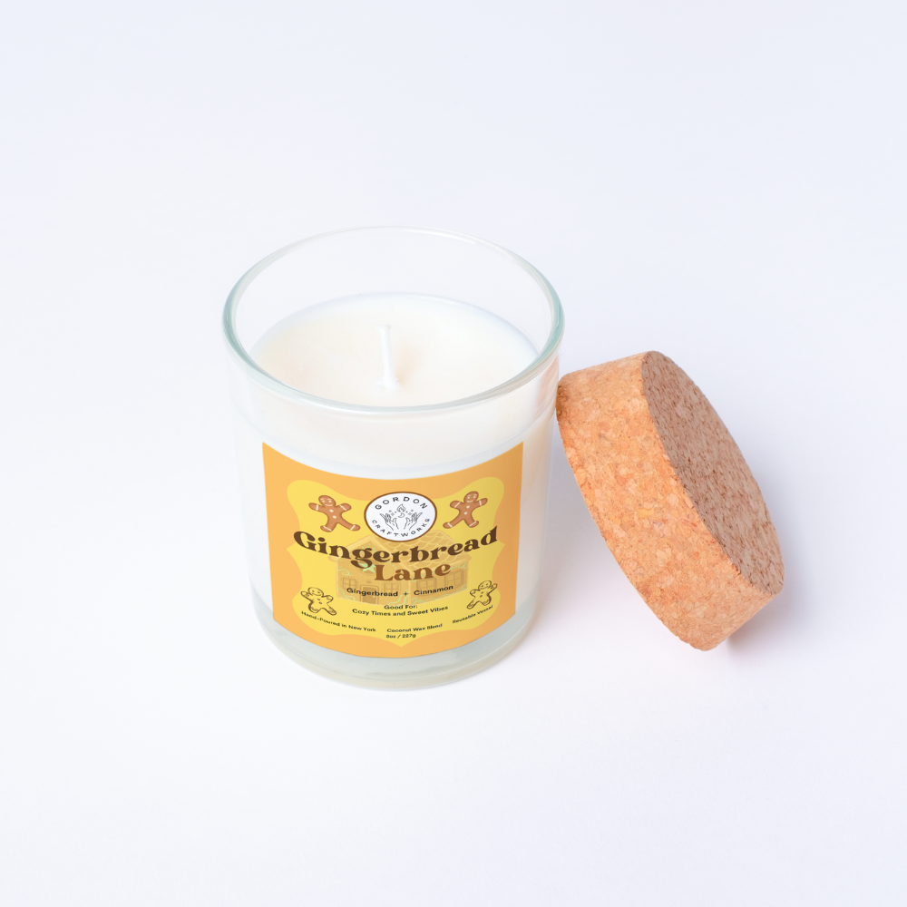 Gingerbread Lane Deluxe Candle - Gordon Craftworks